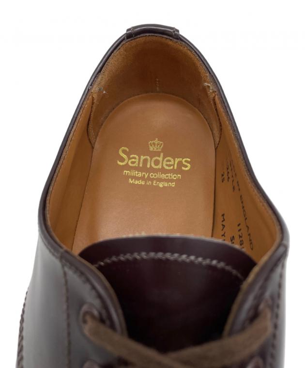 【新品・未使用】サンダース ミリタリーダービー UK7 1/2 色ブラウン 中古・古着通販】SANDERS (サンダース) Military Derby Shoe