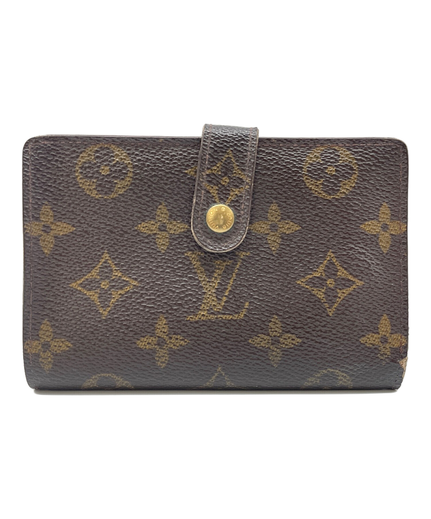 未使用に近い ルイヴィトン　ポルト モネ・ビエ ヴィエノワ カーフ ノワール 中古・古着通販】LOUIS VUITTON (ルイ ヴィトン) ポルトモネ・ビエ