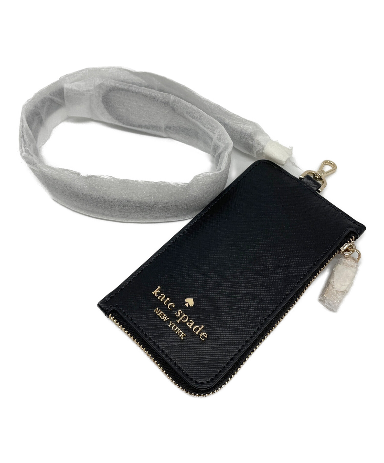 中古・古着通販】Kate Spade (ケイトスペード) カードケース ブラック 