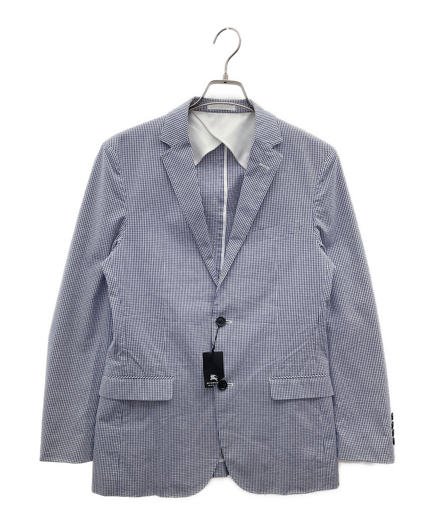 バーバリー　ブラックレーベル春夏シアサッカージャケットM　定価約5万円 中古・古着通販】BURBERRY BLACK LABEL (バーバリーブラックレーベル