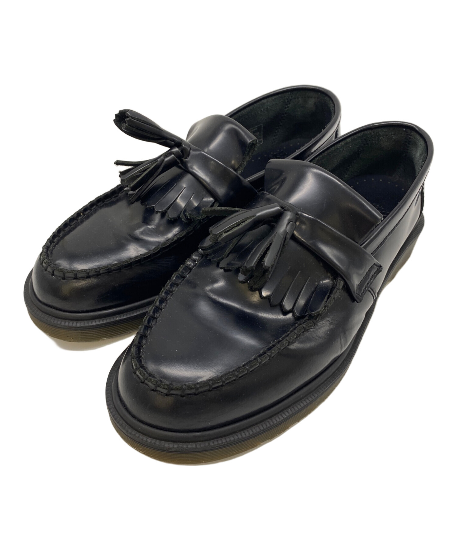 Dr. Martens ブラックレザー タッセルローファー 中古・古着通販】Dr.Martens (ドクターマーチン) タッセルローファー