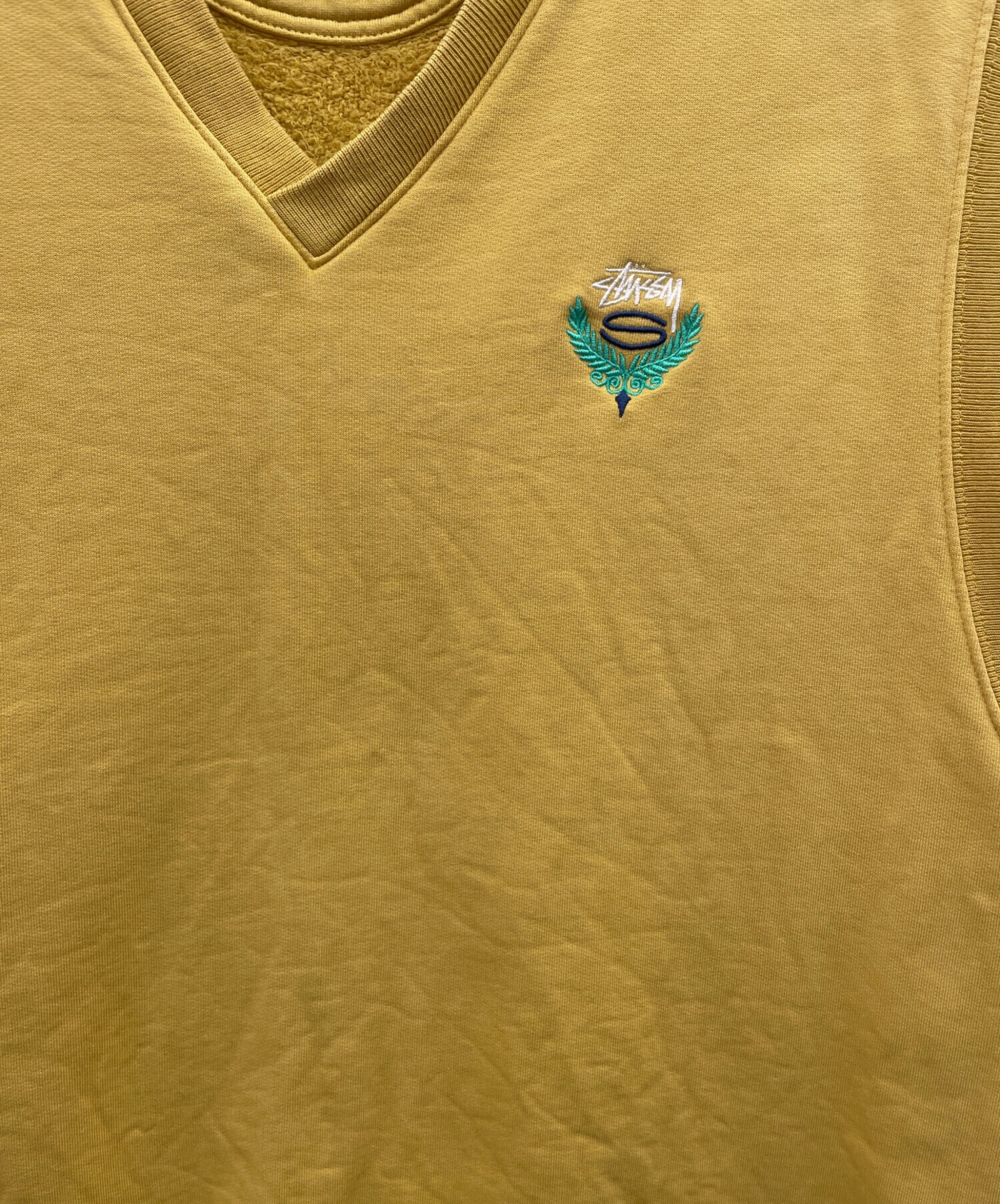 中古・古着通販】stussy (ステューシー) スウェットベスト イエロー