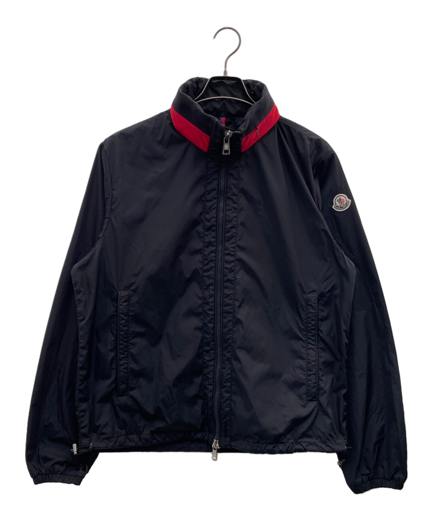 モンクレール　ナイロンジャケット　ブラック　サイズ2 中古・古着通販】MONCLER (モンクレール) ナイロンジャケット ブラック