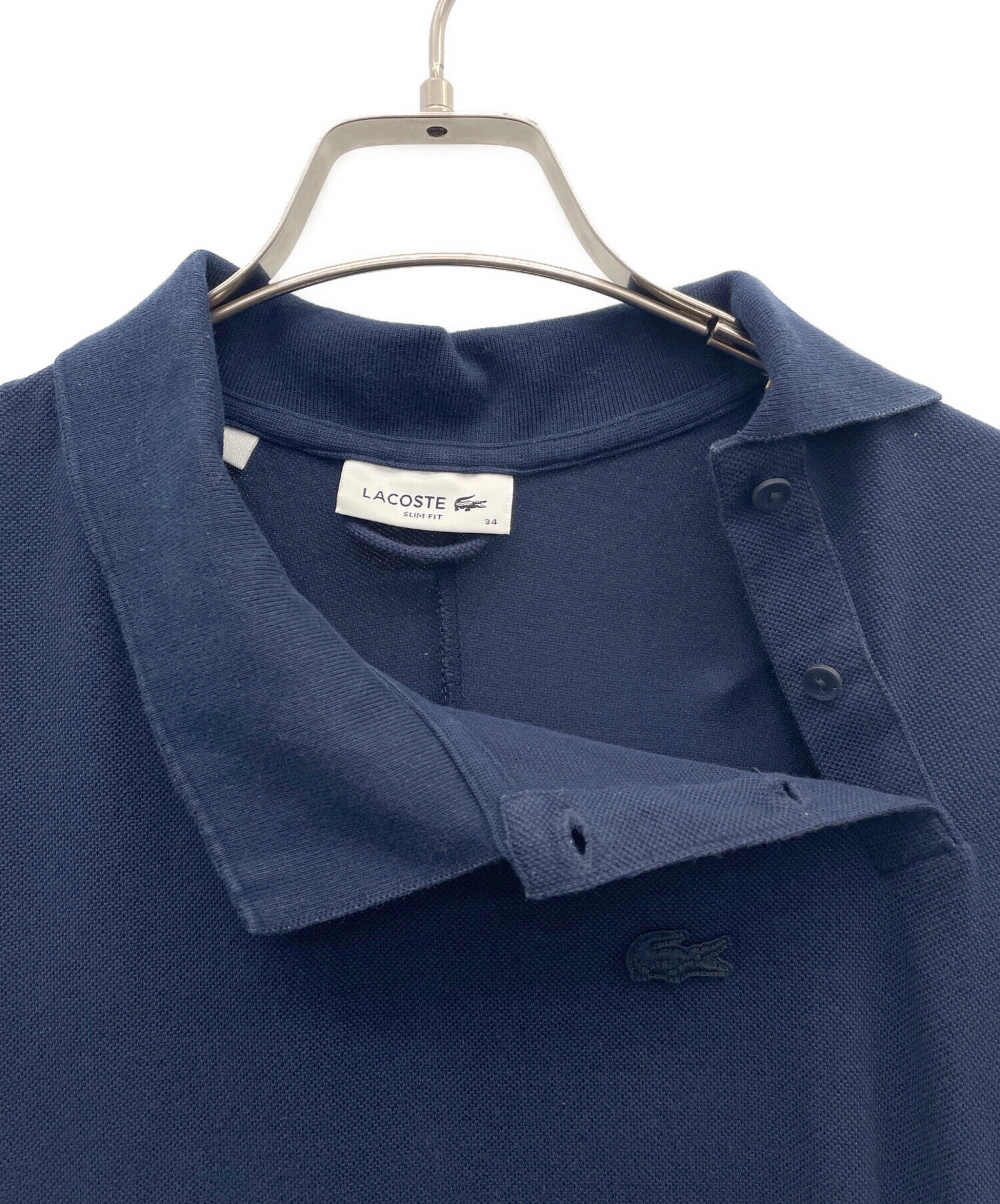 中古・古着通販】LACOSTE (ラコステ) 半袖ワンピース ネイビー サイズ