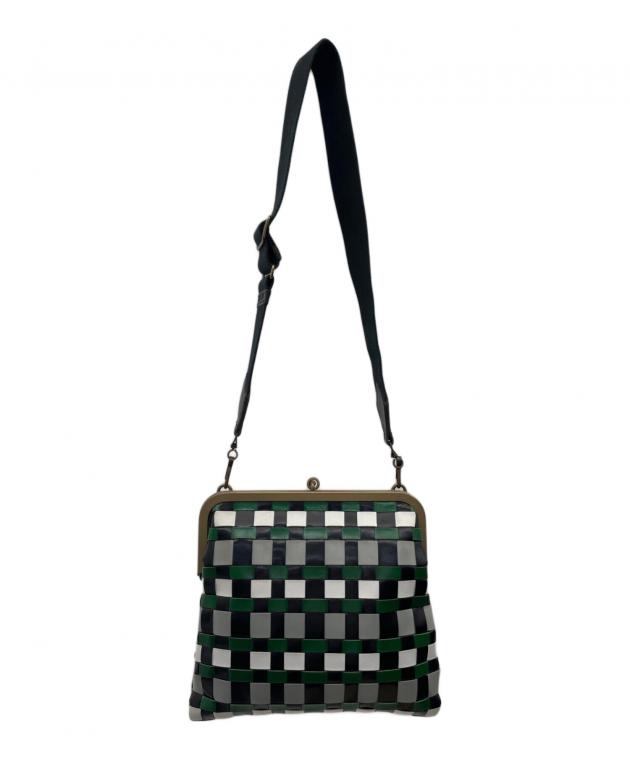中古・古着通販】MIU MIU (ミュウミュウ) 編み込みレザーショルダー