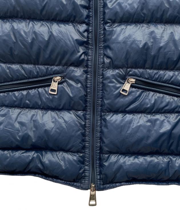 中古・古着通販】MONCLER (モンクレール) ダウンベスト ブルー サイズ