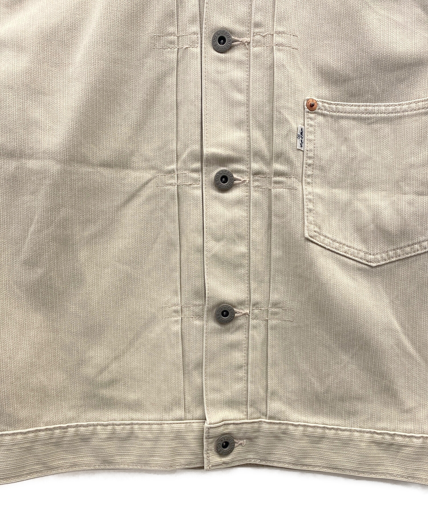 中古・古着通販】LEVI'S (リーバイス) ジャケット ベージュ サイズ:40