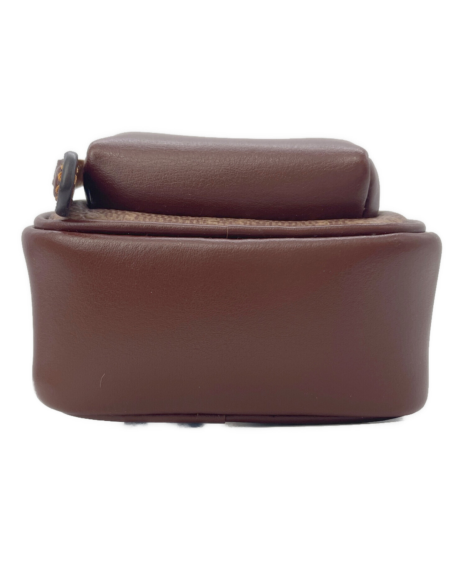 中古・古着通販】COACH (コーチ) チャームリュック ブラウン×ベージュ
