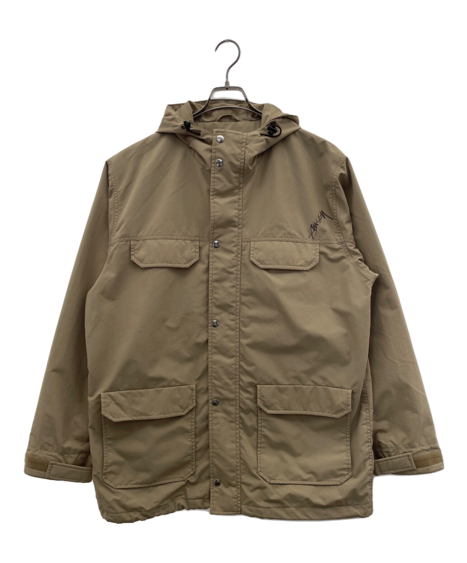 old stussy ナイロンジャケット　マウンテンパーカー　ストリート　L 中古・古着通販】stussy (ステューシー) ナイロンマウンテンパーカー