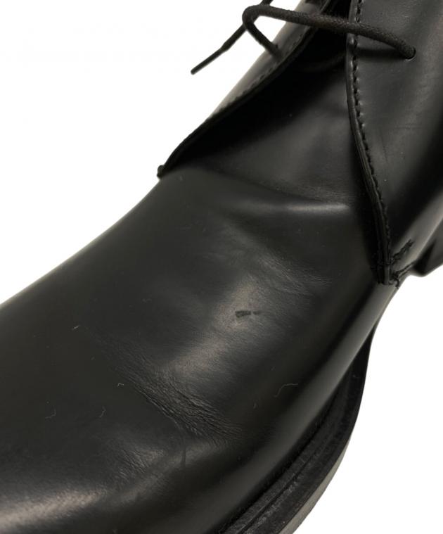 中古・古着通販】GUCCI (グッチ) チャッカーブーツ ブラック サイズ:7D