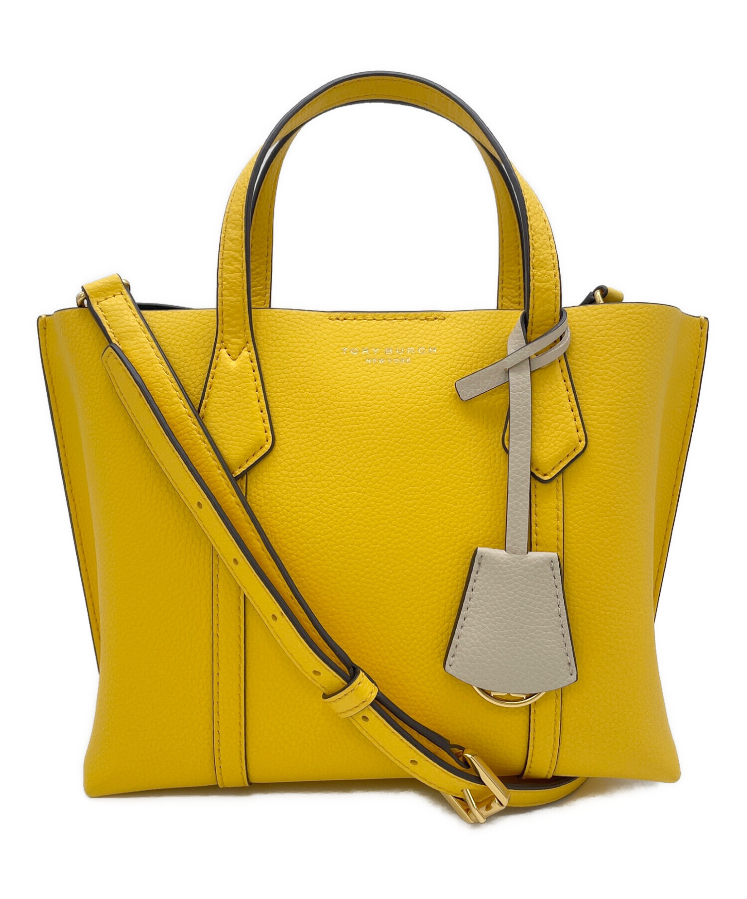 Tory Burch 2way ショルダーバッグ イエロー 中古・古着通販】TORY BURCH (トリーバーチ) 2WAYバッグ イエロー