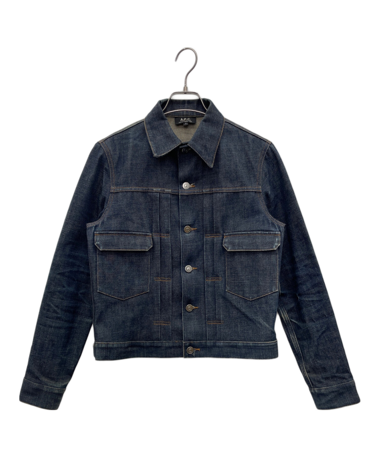 S*l様 A.P.C. デニムジャケット インディゴ Sサイズ 中古・古着通販】A.P.C. (アーペーセー) デニムジャケット インディゴ