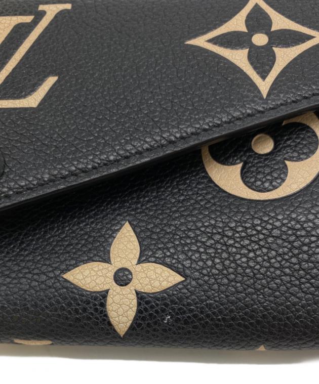 中古・古着通販】LOUIS VUITTON (ルイ ヴィトン) 長財布 ブラック