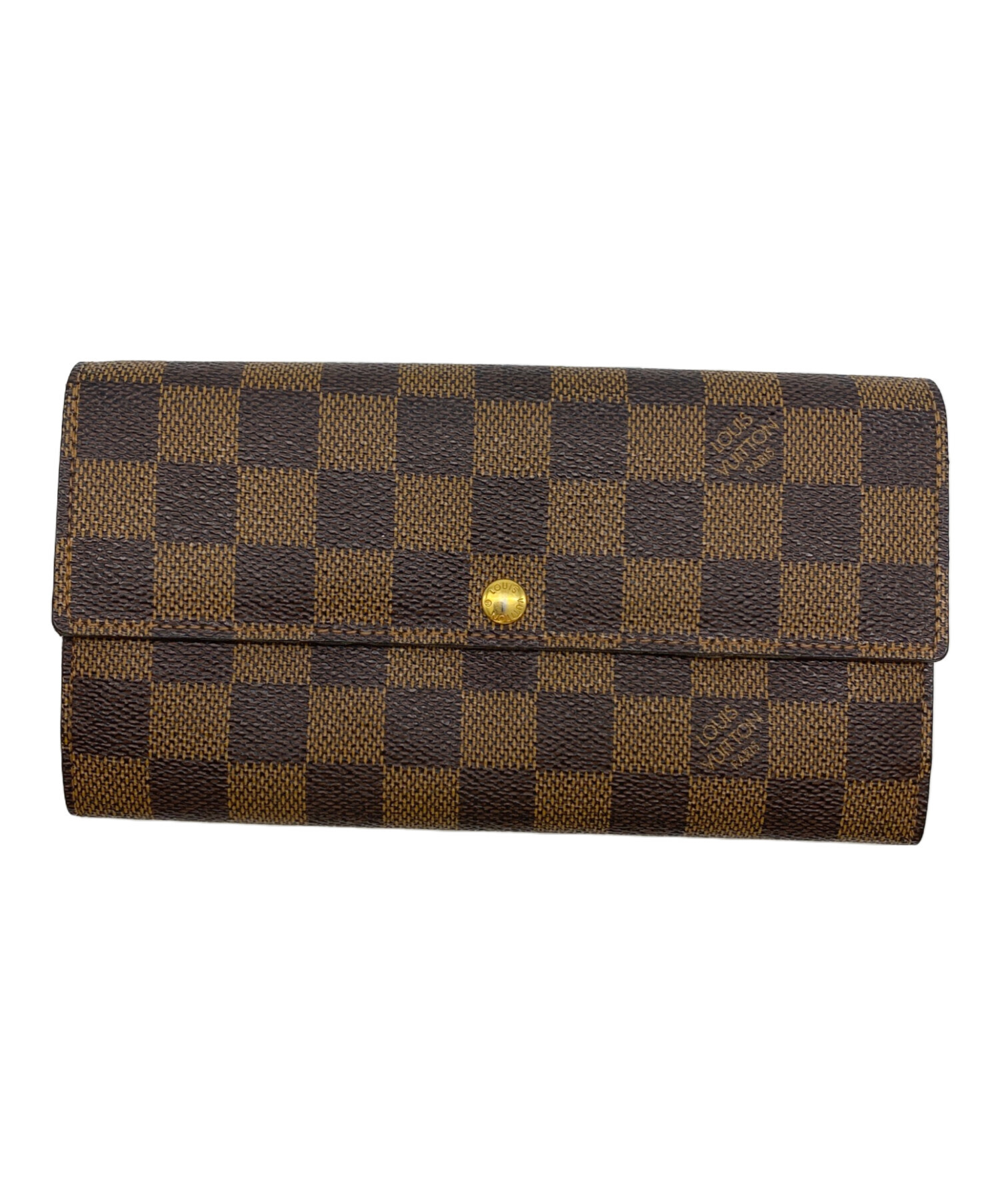 内側汚れ無し LOUIS VUITTON 長財布 ブラウン 中古・古着通販】LOUIS VUITTON (ルイ ヴィトン) 長財布 ブラウン