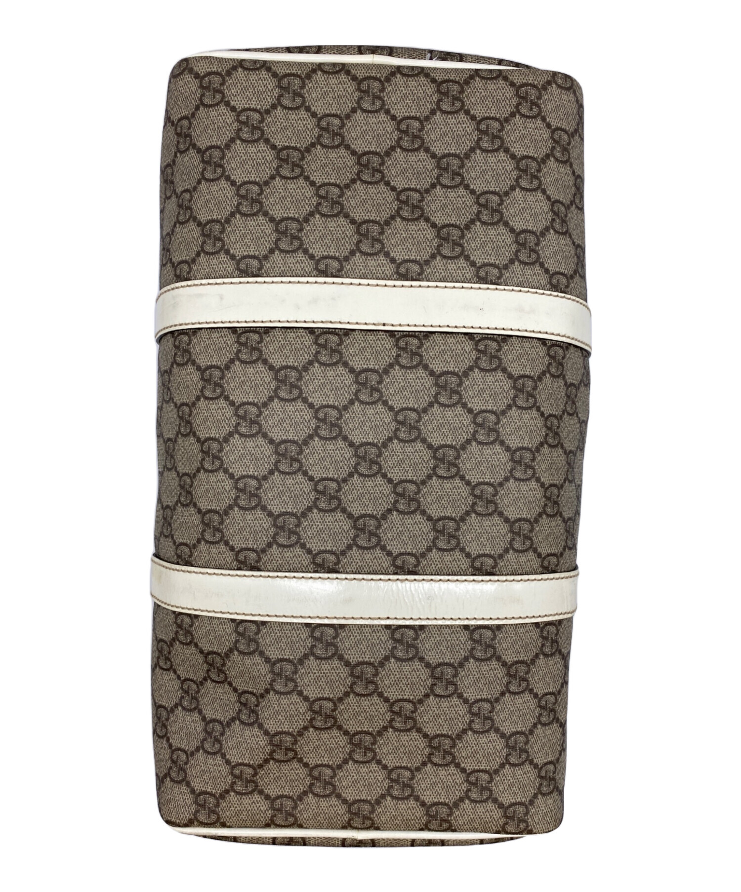 中古・古着通販】GUCCI (グッチ) GGスプリームボストンバッグ ベージュ