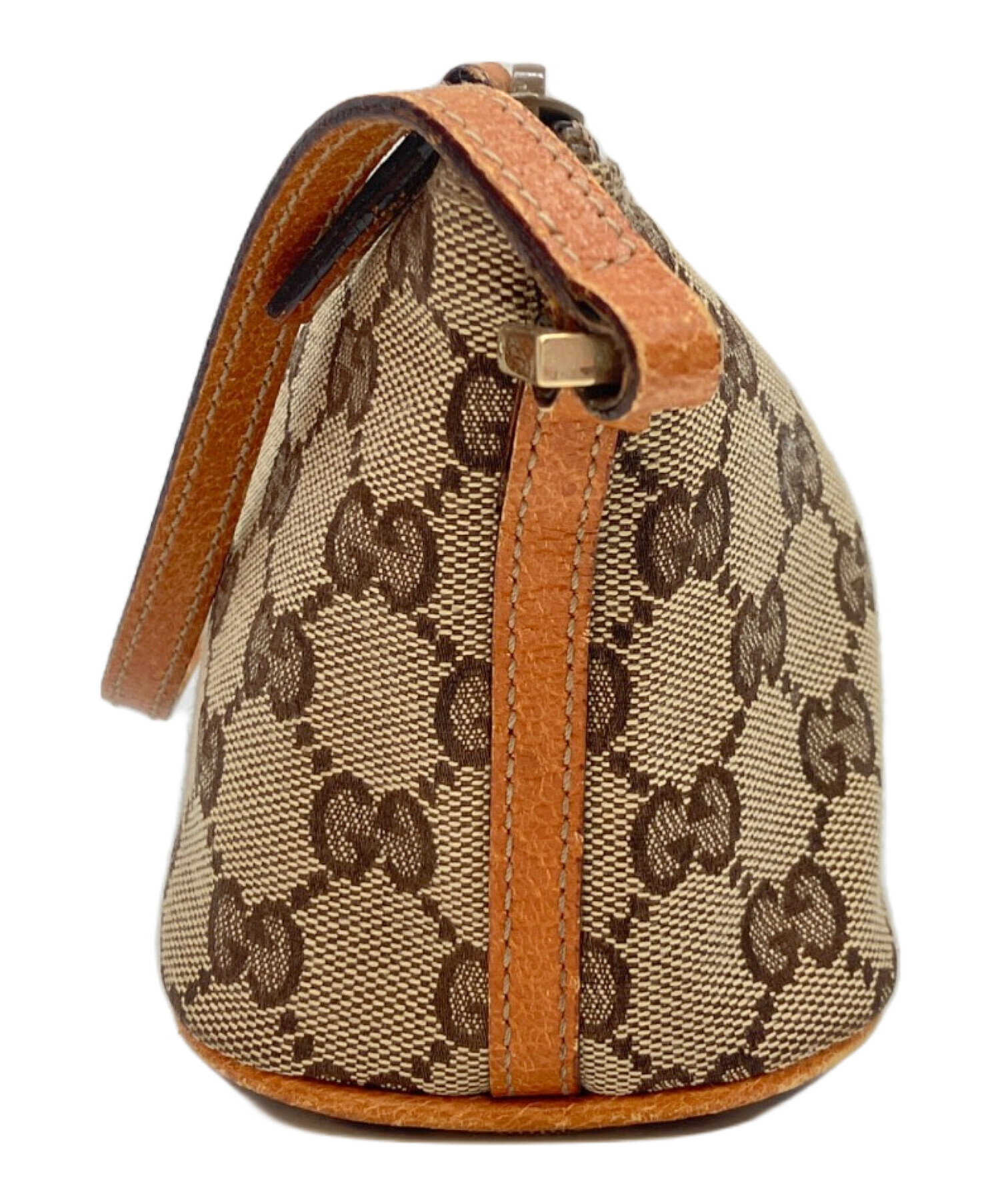 中古・古着通販】GUCCI (グッチ) ハンドバッグ ブラウン｜ブランド