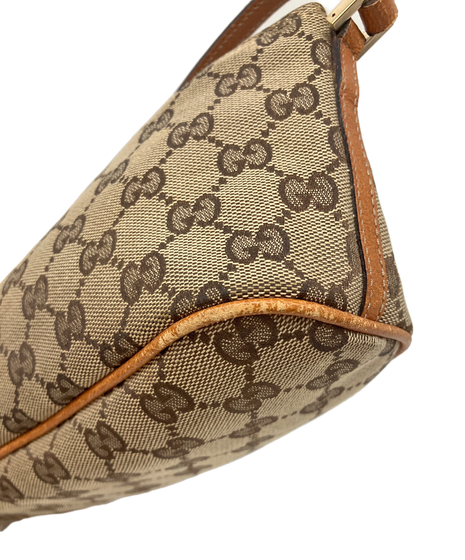 中古・古着通販】GUCCI (グッチ) ハンドバッグ ブラウン｜ブランド