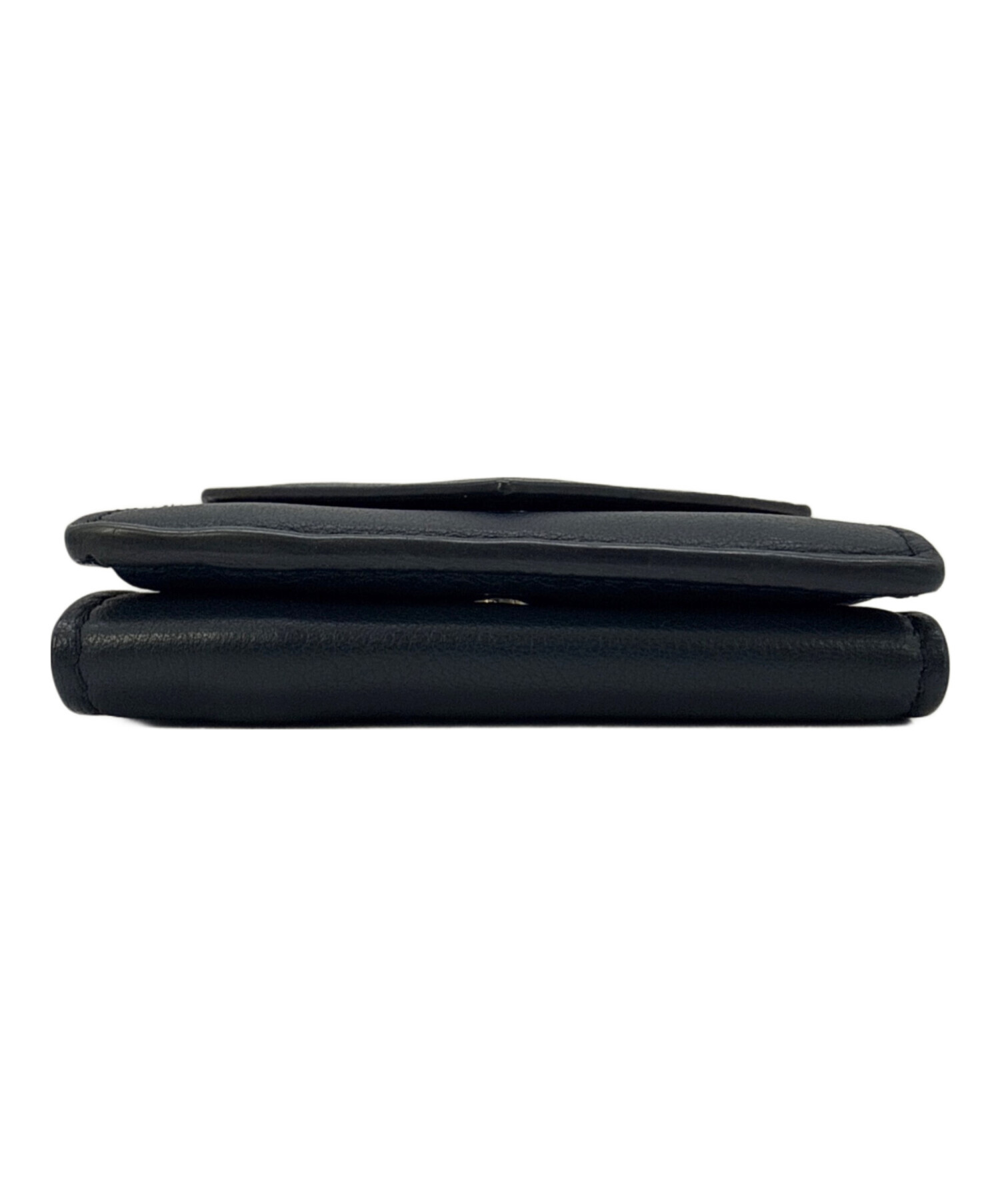 BALENCIAGA ネイビー 三つ折り財布 中古・古着通販】BALENCIAGA (バレンシアガ) 3つ折り財布 ネイビー