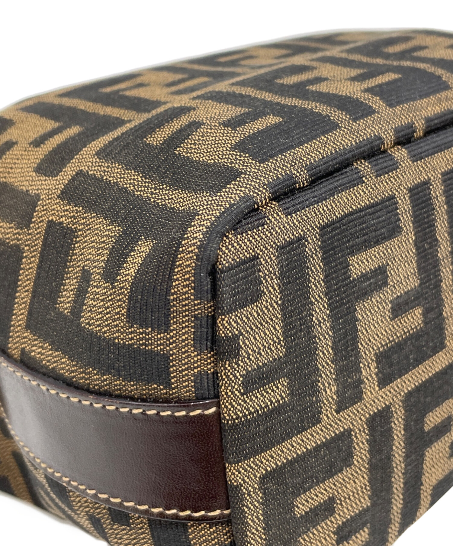 中古・古着通販】FENDI (フェンディ) バニティバッグ ブラウン