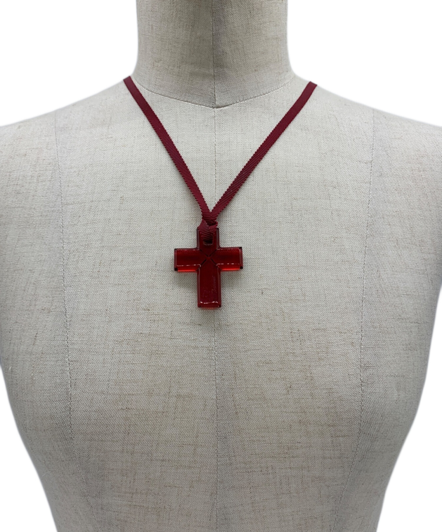 バカラレッドクロスペンダントトップ