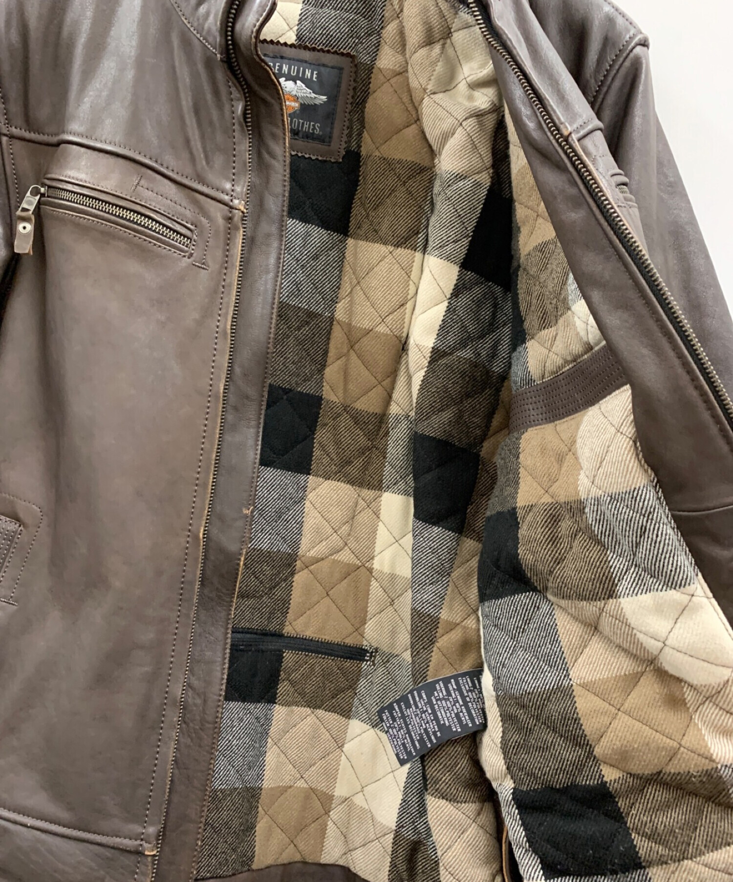 ハ−レ− ダビッドソン　レアモデル　シングルライダースレザージャケット 中古・古着通販】HARLEY-DAVIDSON (ハーレーダビッドソン) シングル