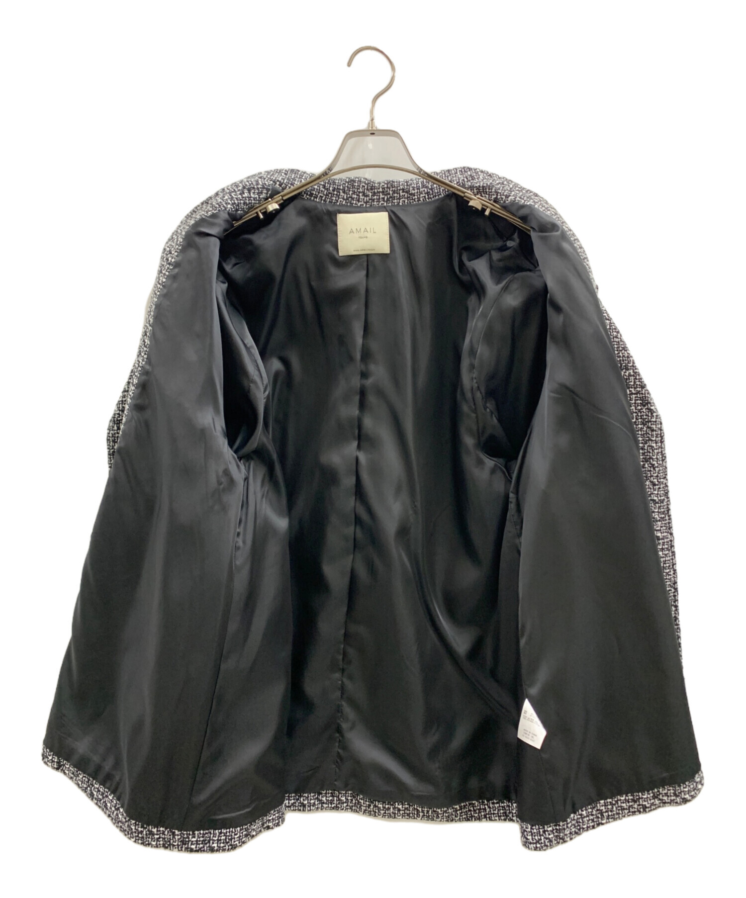 中古・古着通販】AMAIL (アマイル) AMAIL ダブルジャケット ホワイト