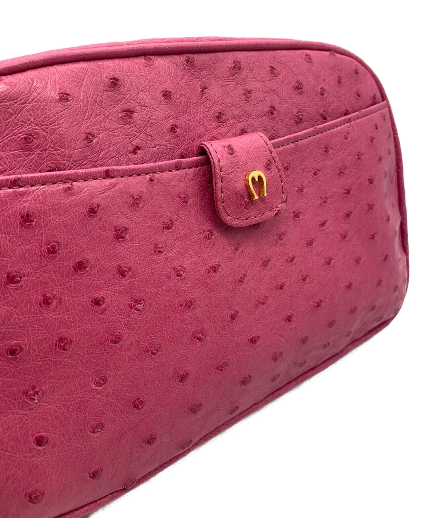 中古・古着通販】オーストリッチJRAタグ付き (オーストリッチ) レザー