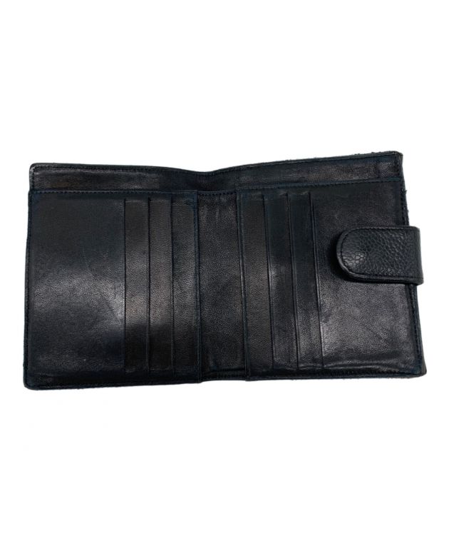 シャネル 99P 90s スカート ココマーク メタルロゴ ブラック 36サイズ 中古・古着通販】CHANEL (シャネル) CHANEL ココマーク 2つ折り財布