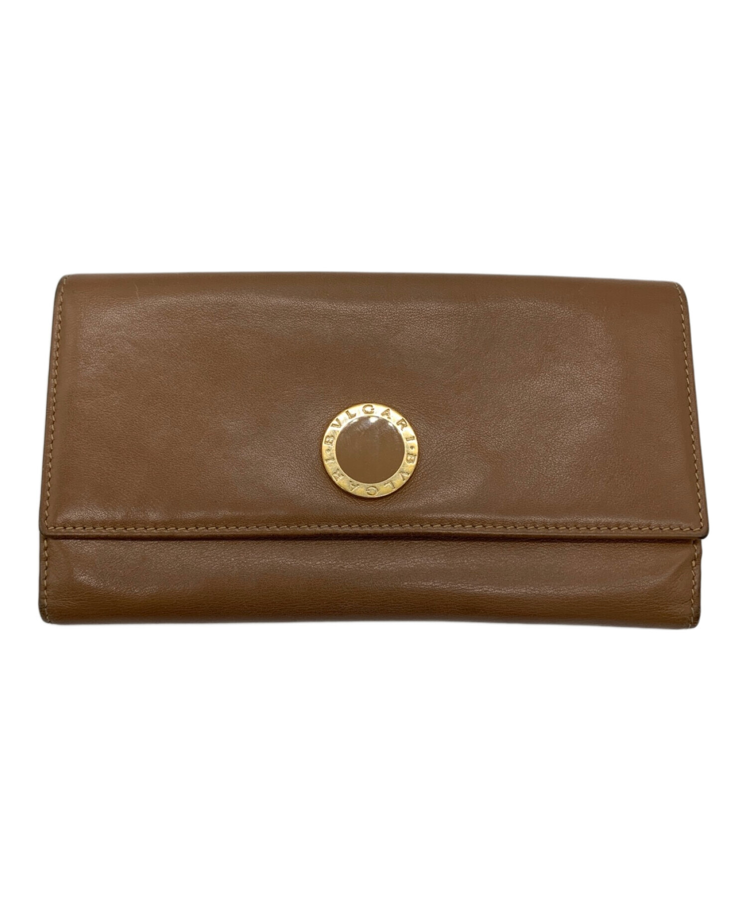 中古・古着通販】BVLGARI (ブルガリ) 長財布 ベージュ｜ブランド・古着 