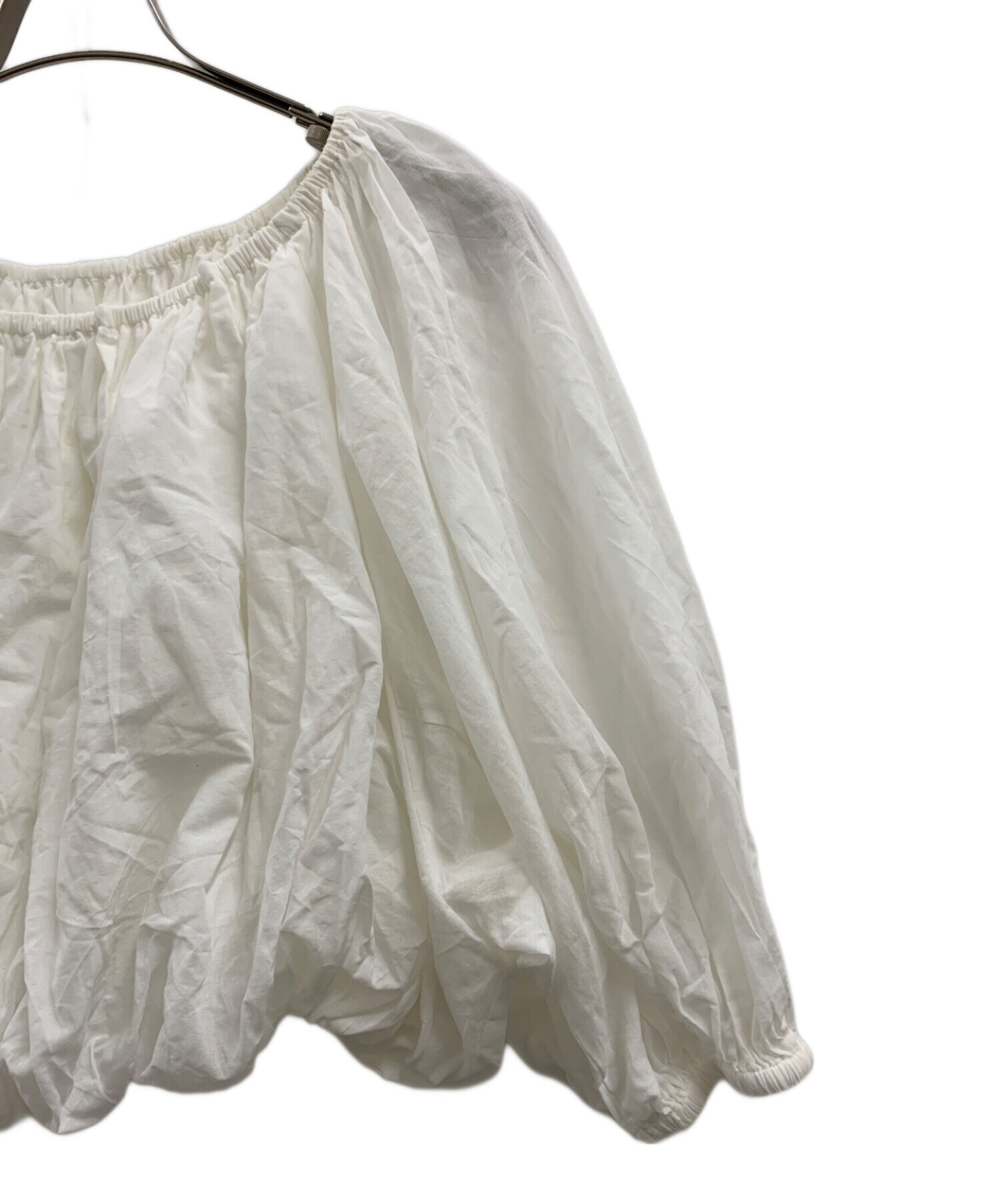 中古・古着通販】NAVE (ネイブ) リリー バルーンスリーブブラウス  