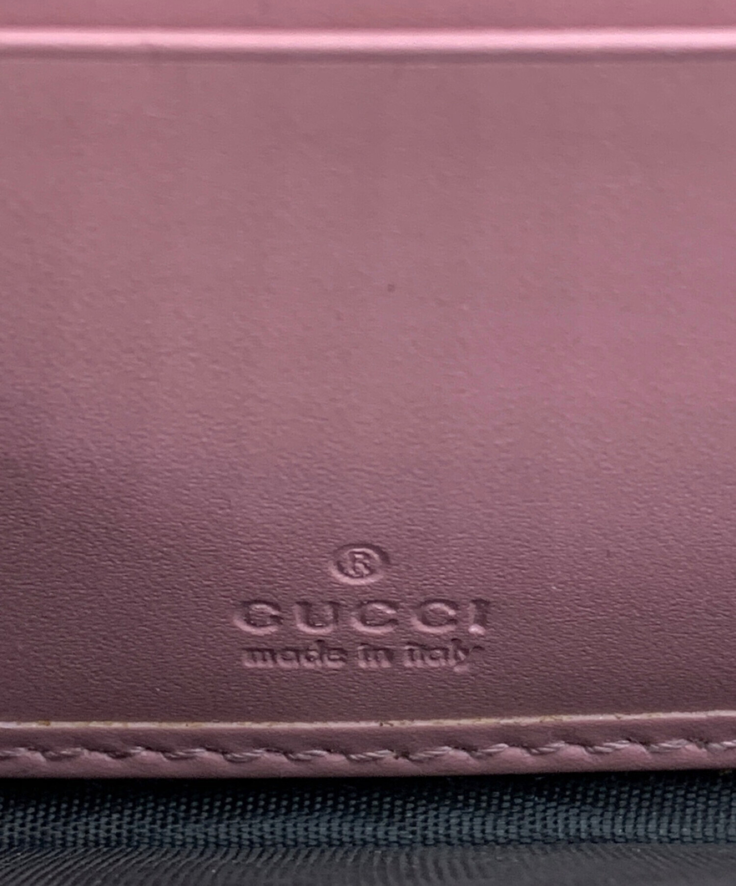 中古・古着通販】GUCCI (グッチ) 長財布 ピンク｜ブランド・古着通販
