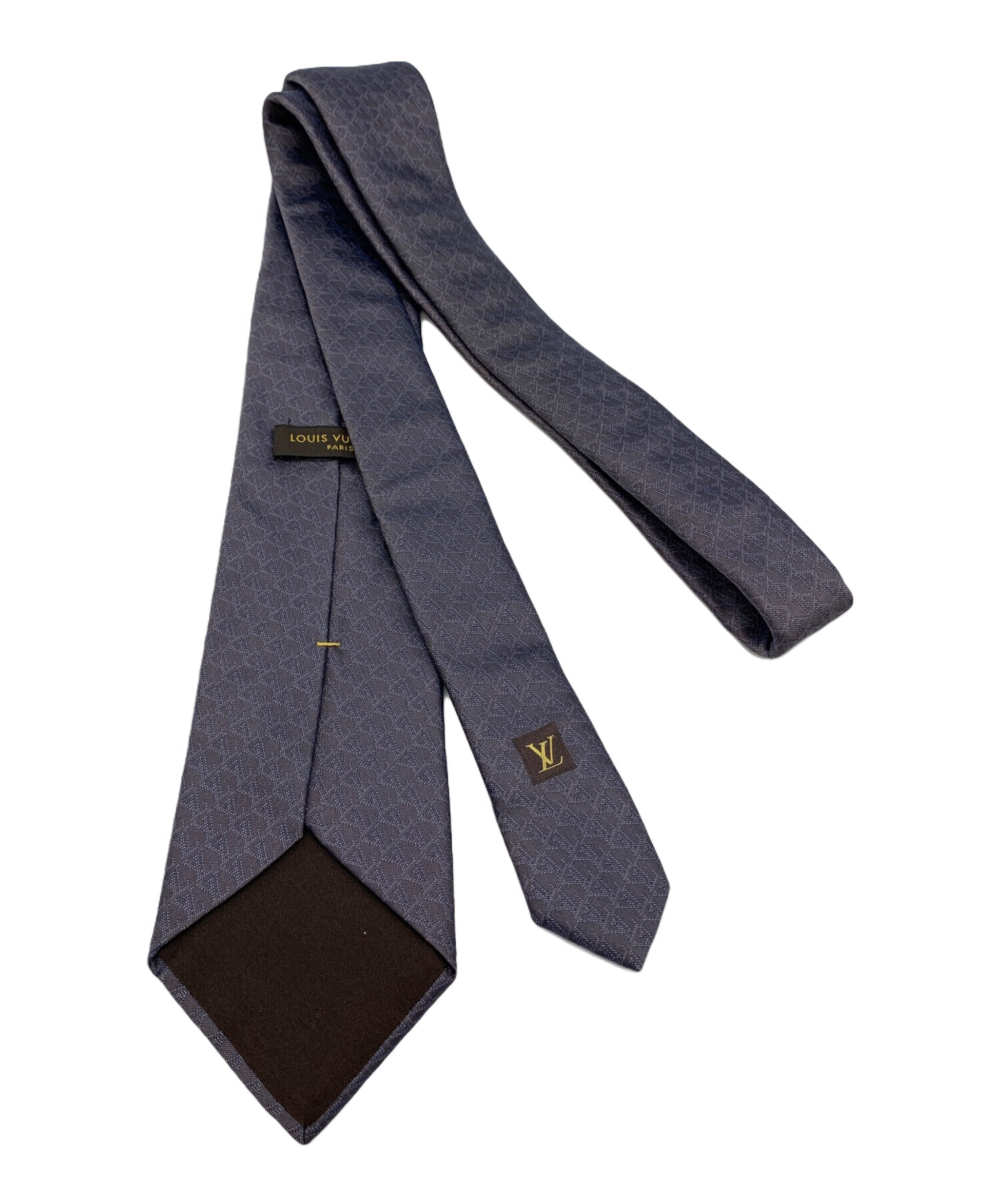 中古・古着通販】LOUIS VUITTON (ルイ ヴィトン) ネクタイ ネイビー 