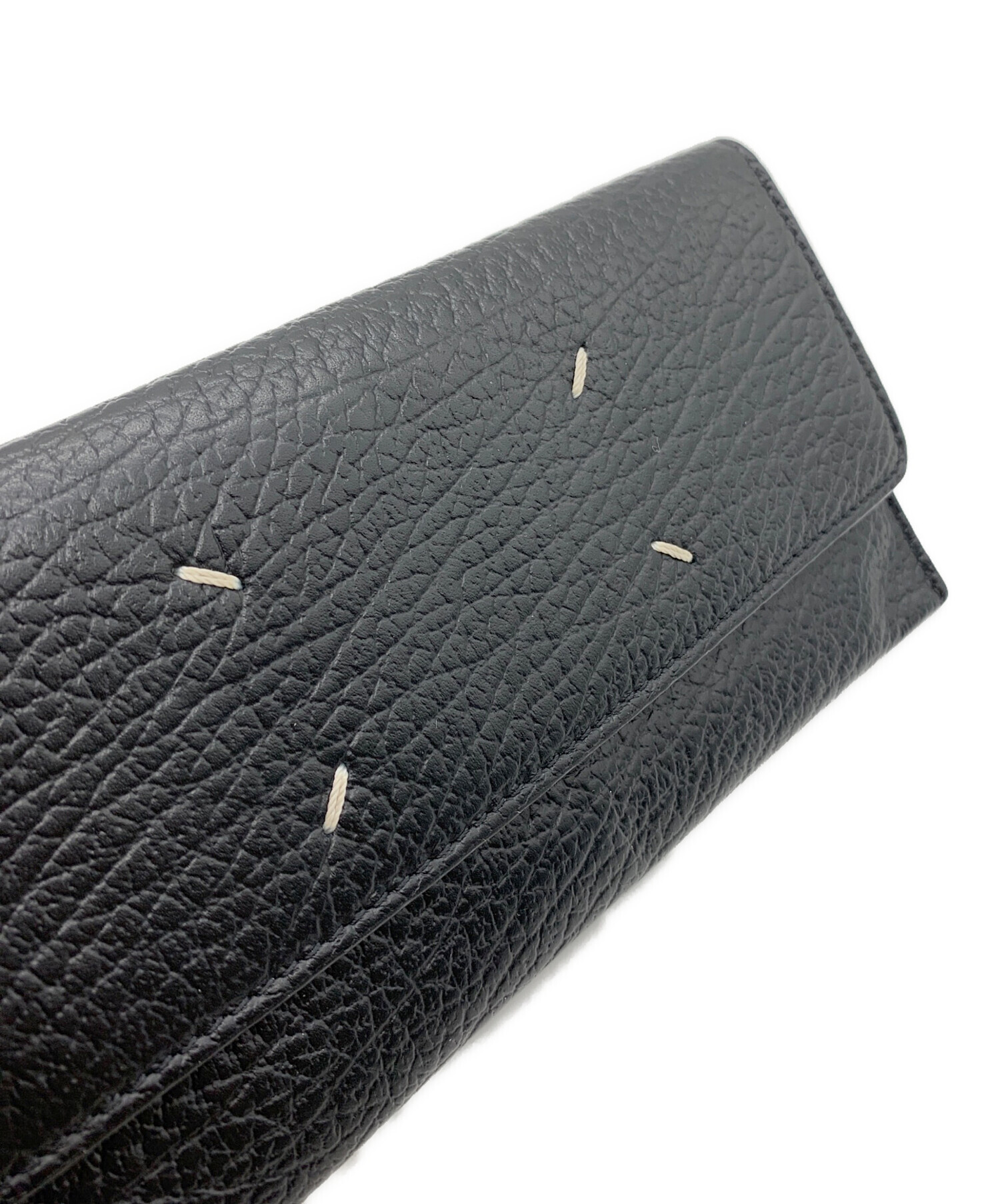 メゾンマルジェラ 長財布 Maison Margiela 　中古品 中古・古着通販】Maison Margiela (メゾンマルジェラ) 長財布 ブラック