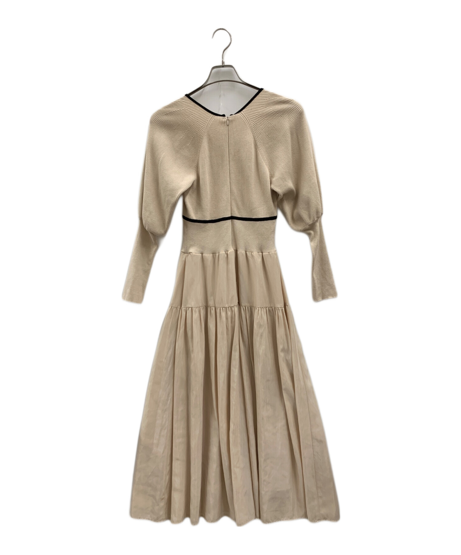 中古・古着通販】loin. (ロワン) ハイネックローゲージニット ベージュ