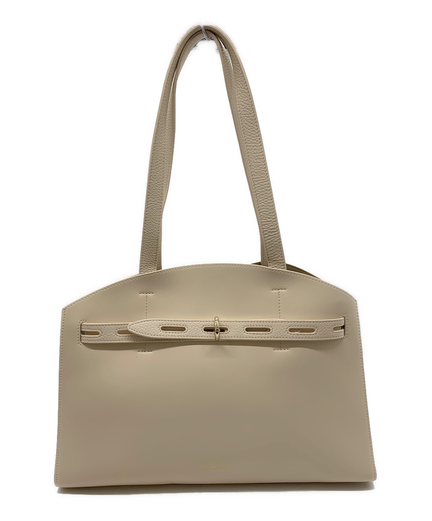 中古・古着通販】FURLA (フルラ) ショルダーバッグ ベージュ｜ブランド 