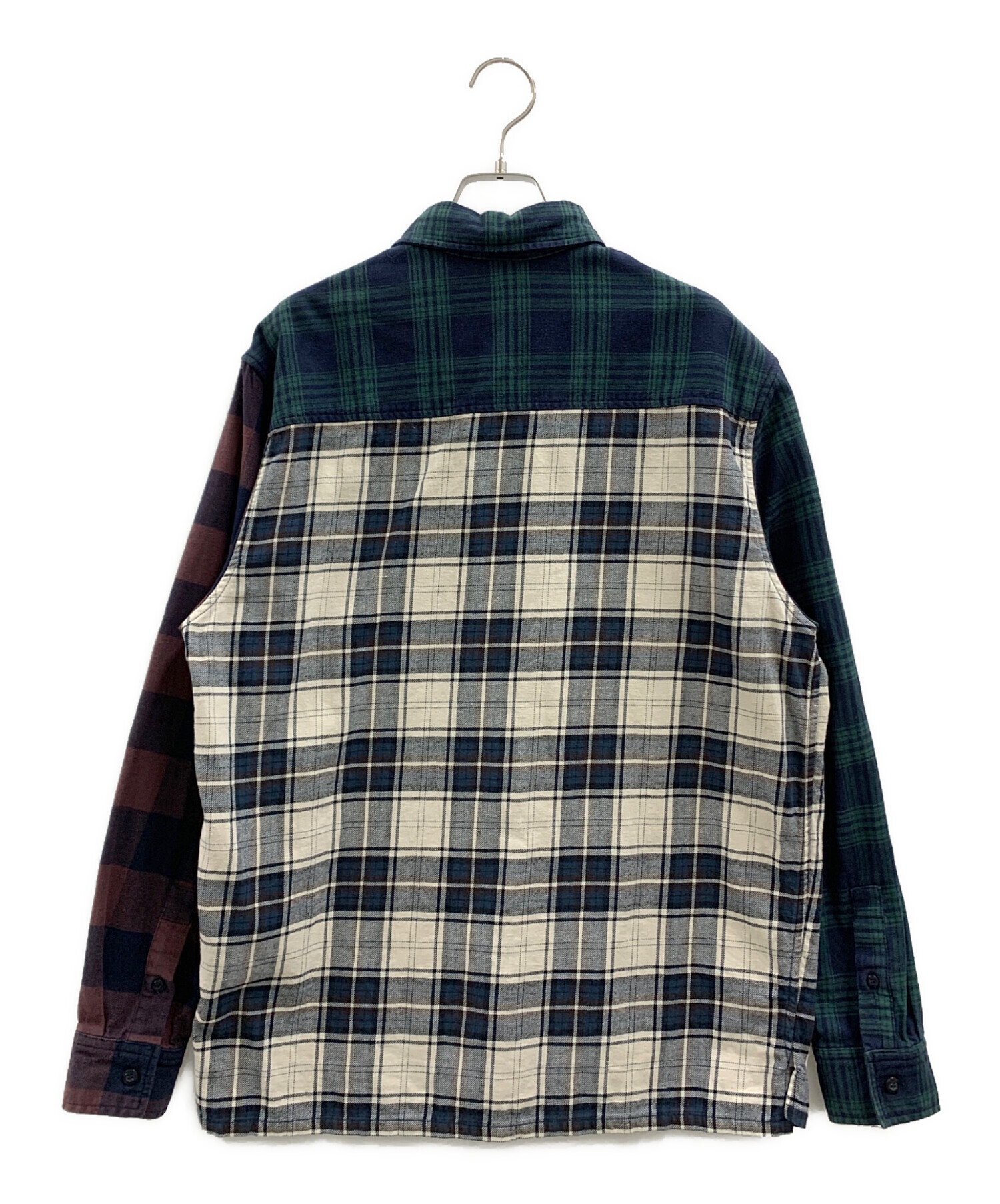 中古・古着通販】KITH (キス) KITH 切替チェックネルシャツ マルチ