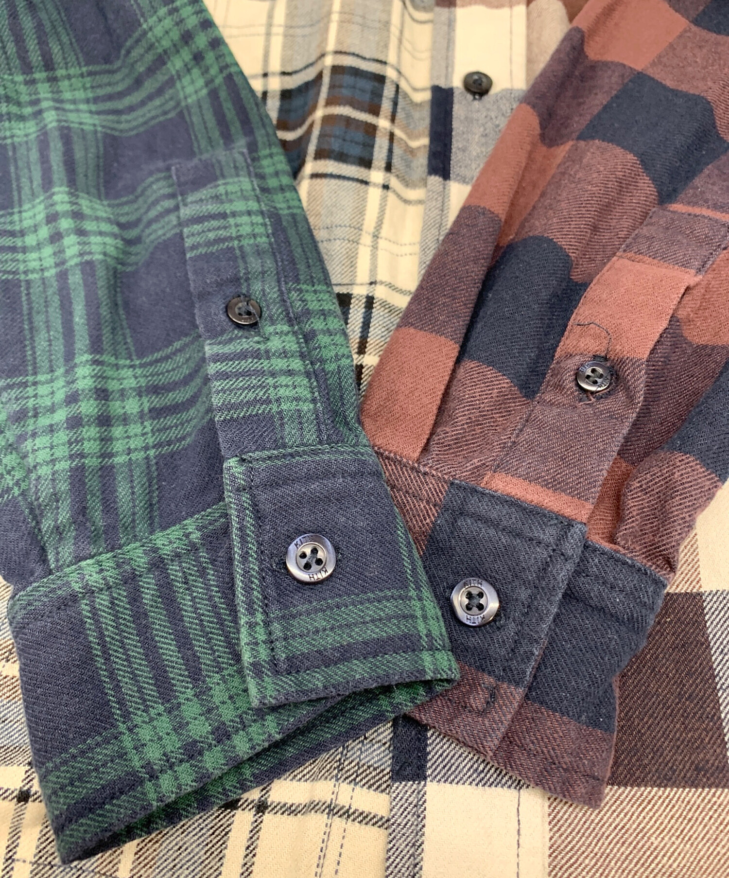 中古・古着通販】KITH (キス) KITH 切替チェックネルシャツ マルチ