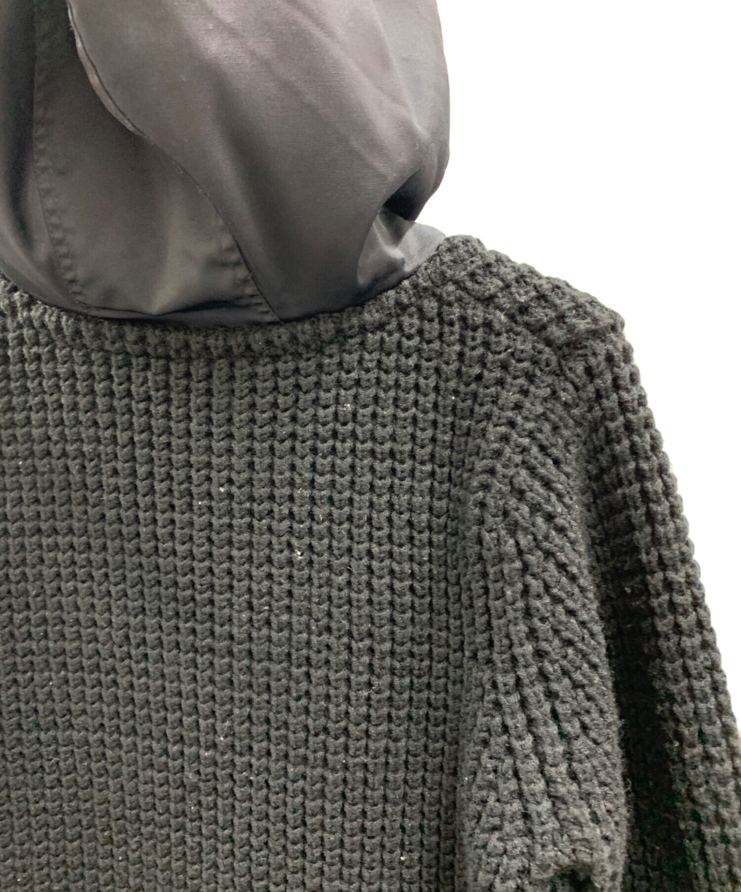 中古・古着通販】DIESEL (ディーゼル) フーデッドニットジャケット