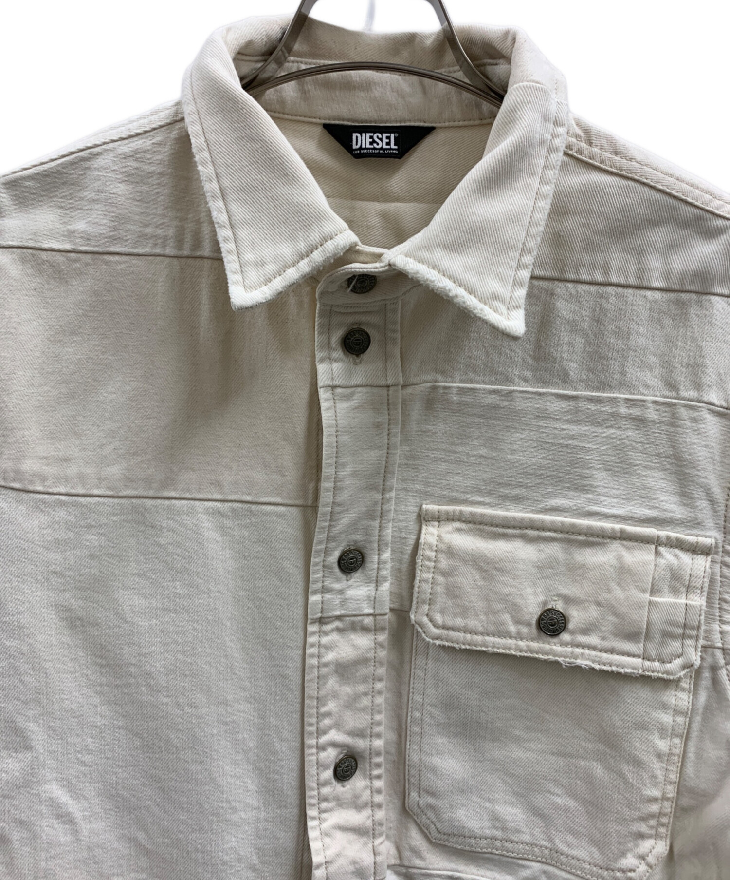 中古・古着通販】DIESEL (ディーゼル) デニムジャケット ベージュ 
