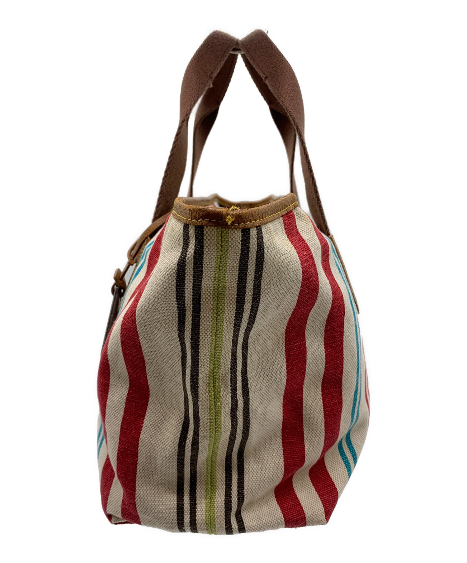 中古・古着通販】BALLY (バリー) BALLY トートバッグ ベージュ×マルチ 