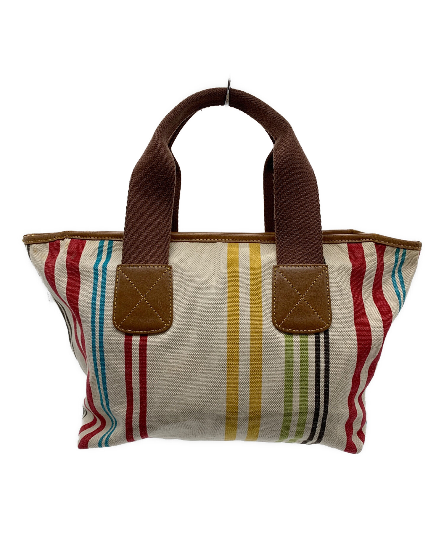 中古・古着通販】BALLY (バリー) BALLY トートバッグ ベージュ×マルチ 