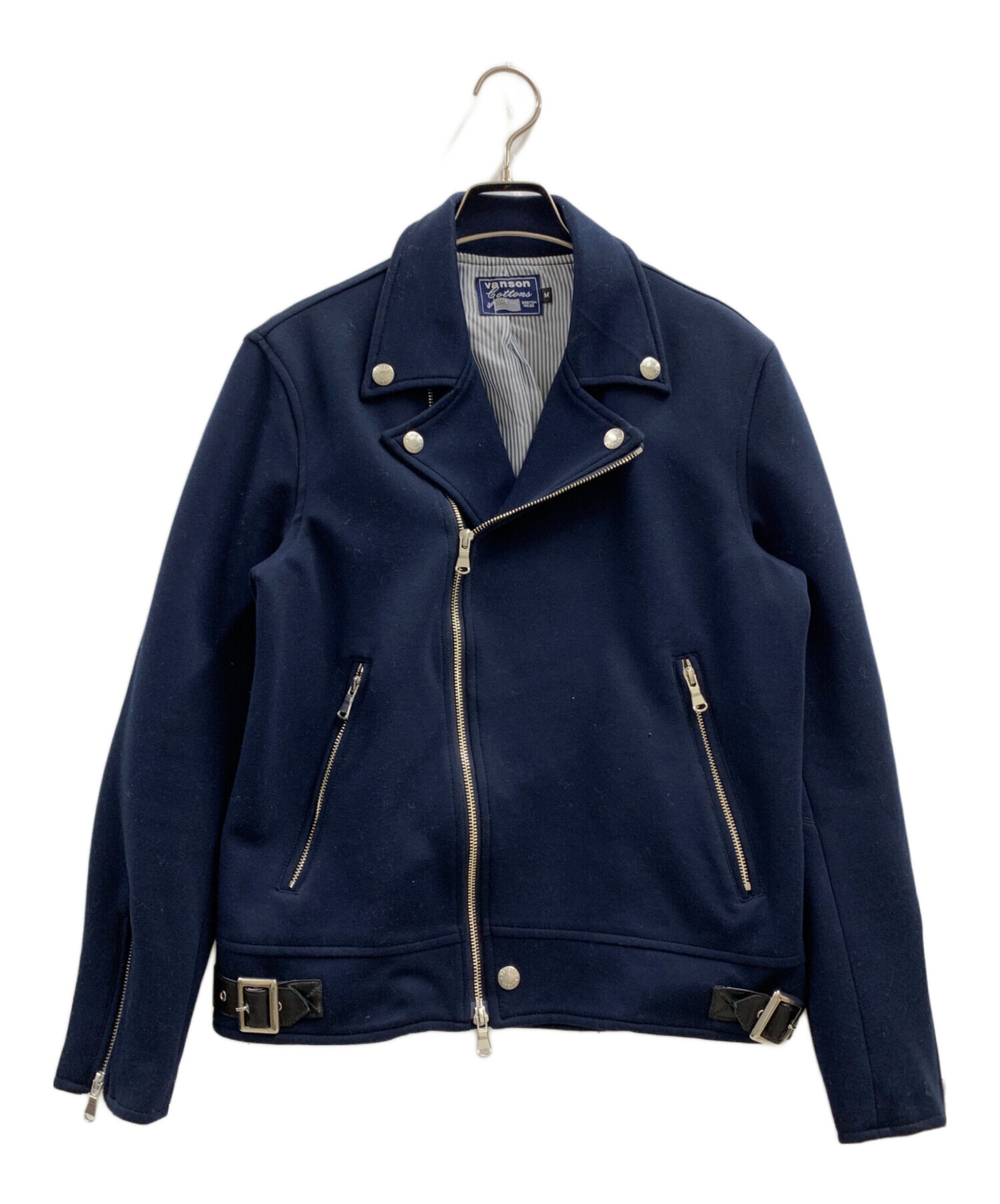 中古・古着通販】VANSON (バンソン) VANSON コットンダブルライダース 