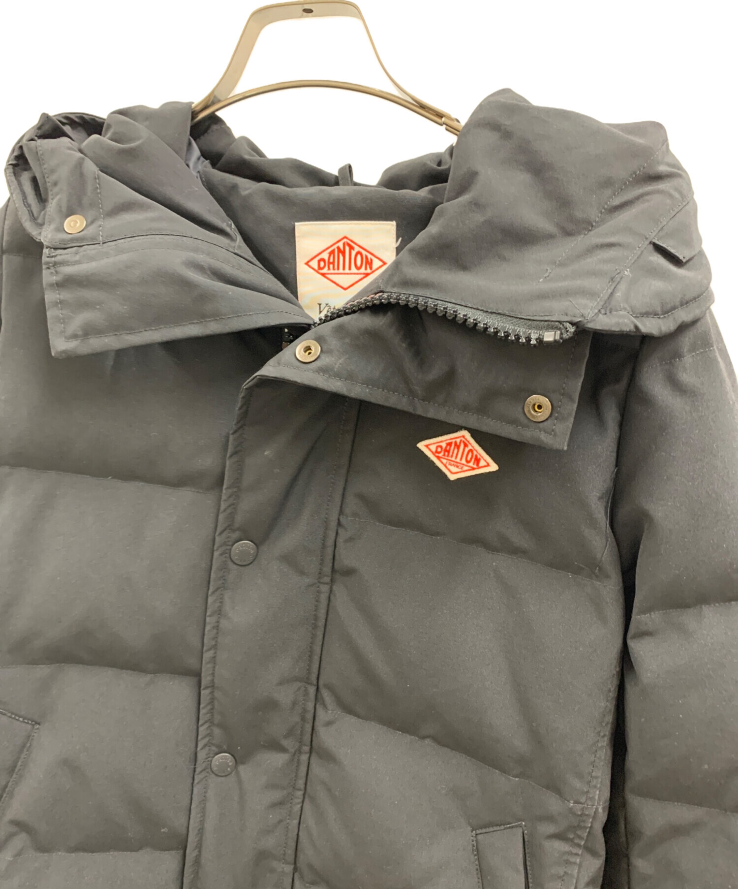DANTON ブラック ダウンジャケット 34 Danton（ダントン） ダウンジャケット 34 ブラック レディース