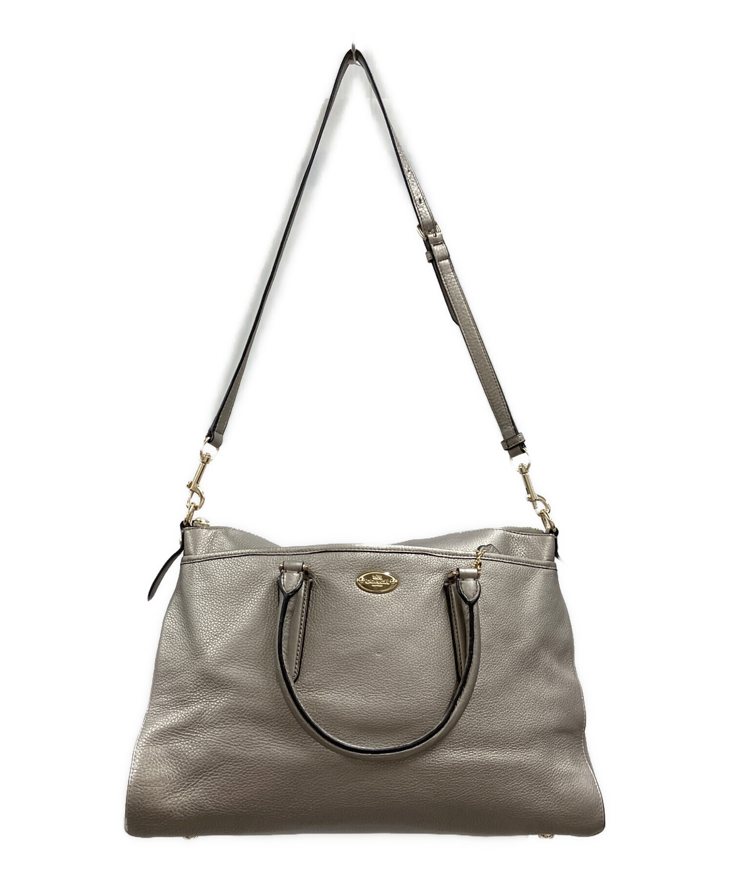中古・古着通販】COACH (コーチ) COACH 2WAYバッグ ベージュ｜ブランド 
