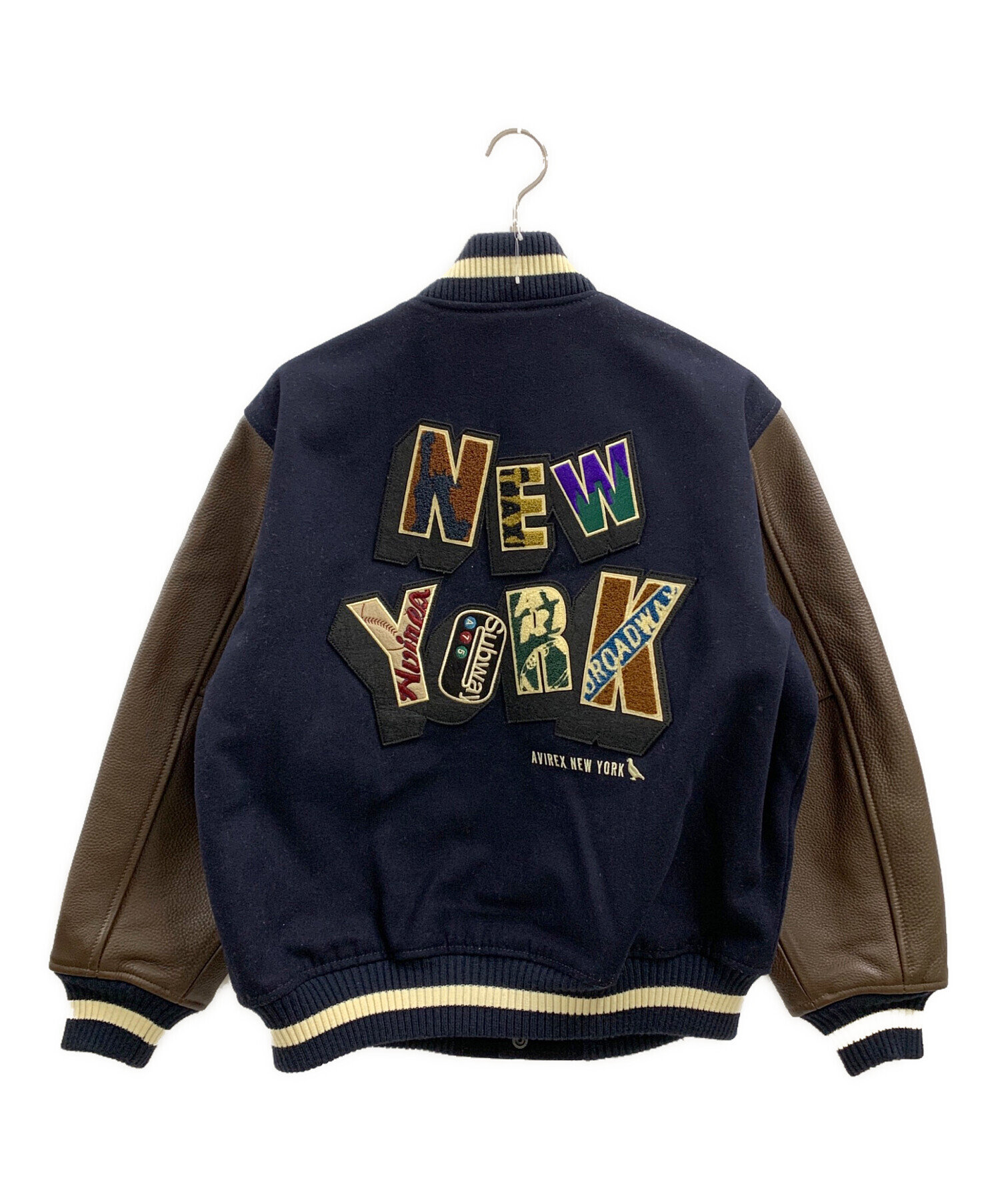 アビレックス AVIREX ブラウン スタジャン USA アビレックス AVIREX ブラウン スタジャン USA 新品：AVIREX