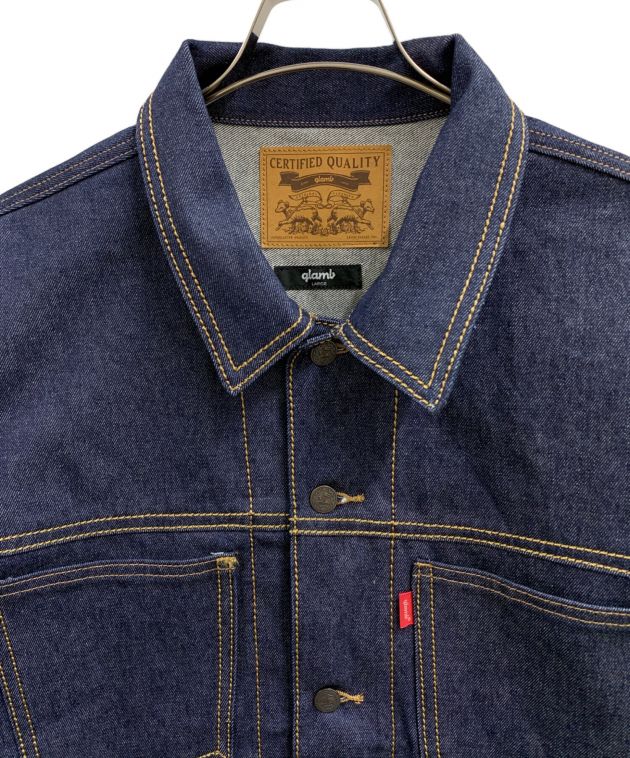 中古・古着通販】glamb (グラム) デニムジャケット インディゴ サイズ