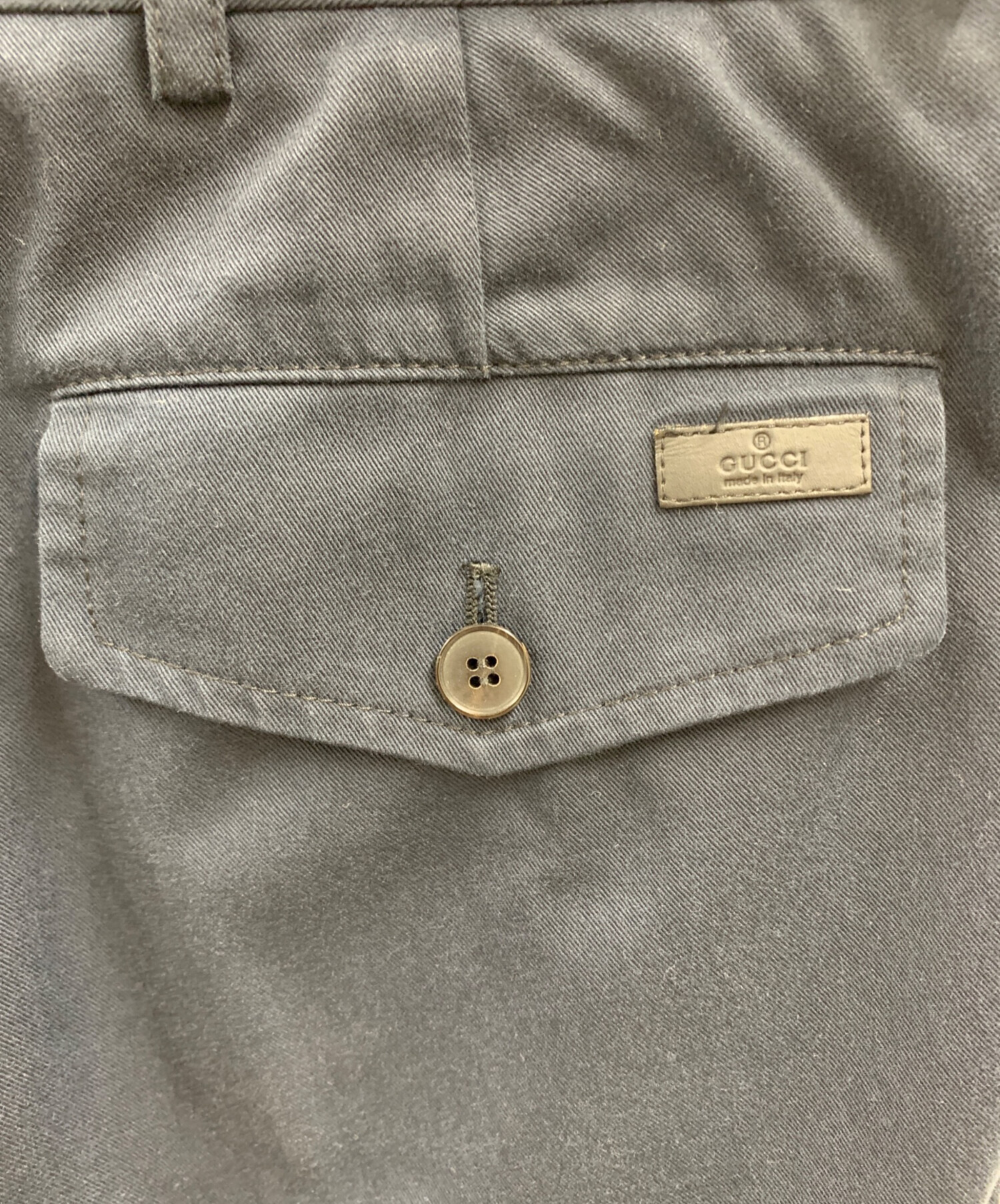 中古・古着通販】GUCCI (グッチ) GUCCI スラックス ネイビー サイズ:S