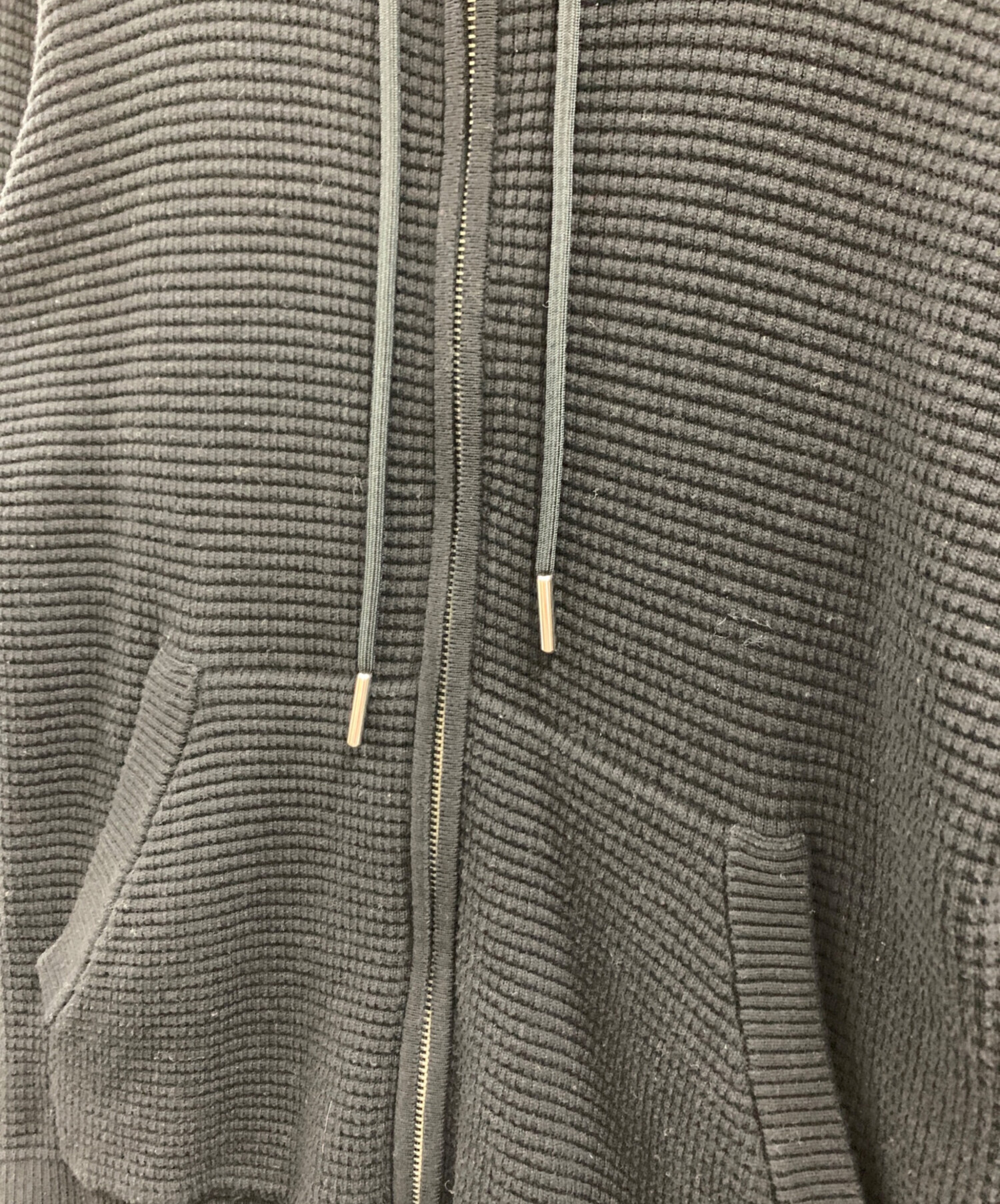 中古・古着通販】DIESEL (ディーゼル) DIESEL ニットパーカー ブラック