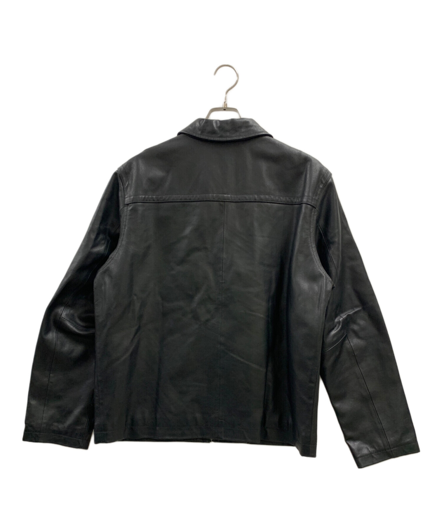 中古・古着通販】GAP (ギャップ) GAP 00sレザージャケット ブラック