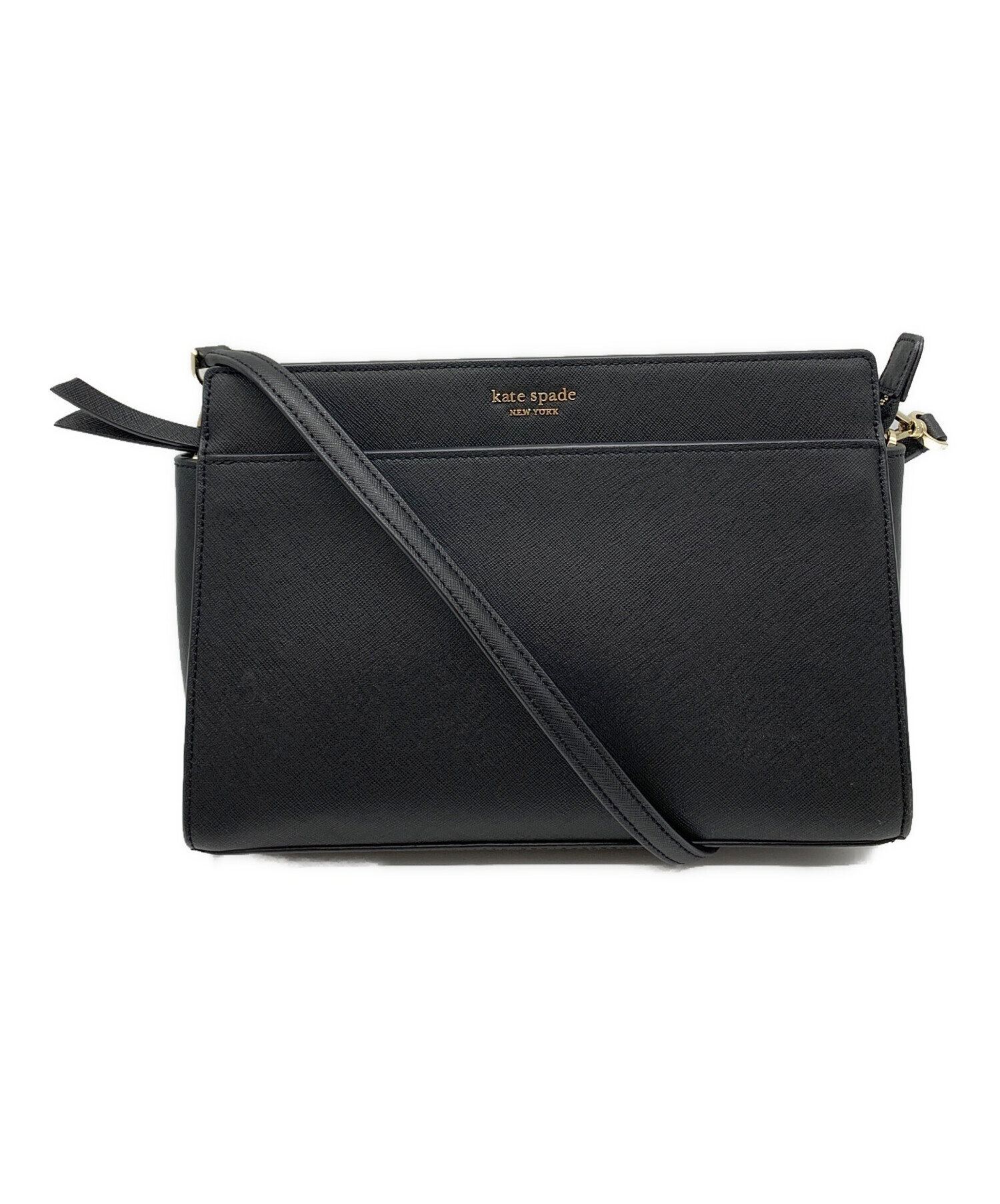 kate spade new york ショルダーバッグ  黒 【古着】【中古】【送料無料】 中古・古着通販】Kate Spade (ケイトスペード) ショルダーバッグ